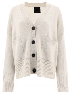 Cardigan with ribbed details