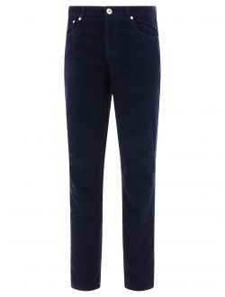 Garment-dyed trousers