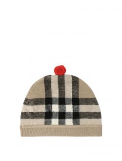 Wool and cashmere beanie