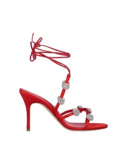 Manolo Blahnik Sandals Red