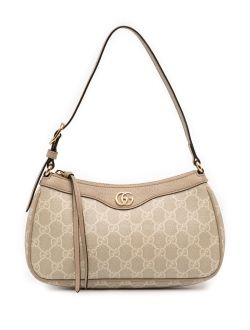 Gucci Ophidia small shoulder bag/handbag in beige