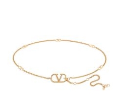 Valentino VLogo Signature Chain-Link Belt M