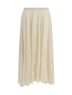 embroidered circle Skirt