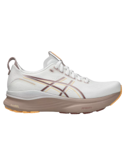 ASICS Gel Kayano 32 Running Shoes Women White / Orange Glow / Brown
