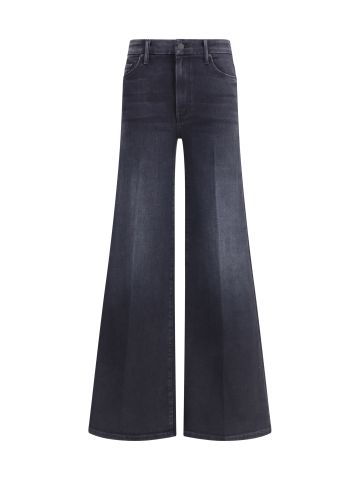 Wide leg stretch cotton Jeans