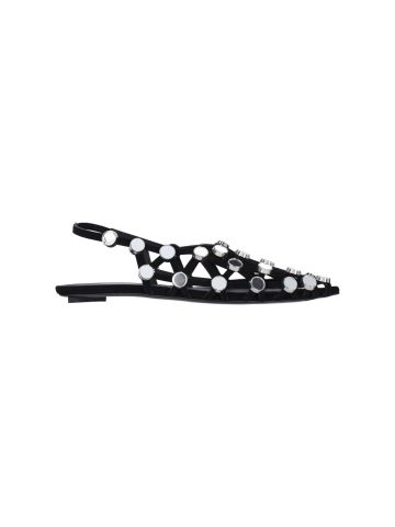 The Attico Flat shoes Black