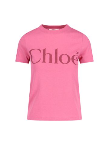 Chloè T-shirts and Polos Pink