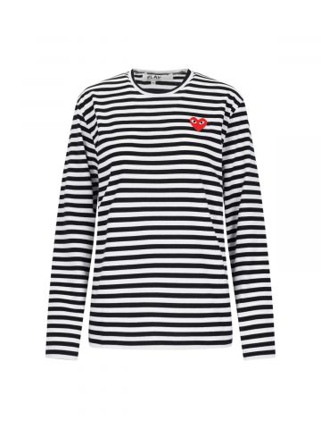 COMME DES GARCONS PLAY T-shirts and Polos Black