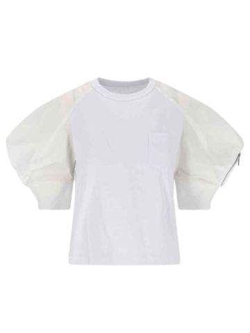 Sacai T-shirts and Polos White