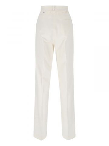 MM6 Maison Margiela Trousers White