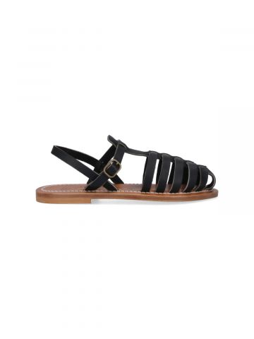 K Jacques St Tropez Sandals Black