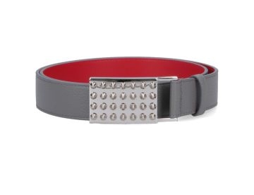 Christian Louboutin Belts Grey