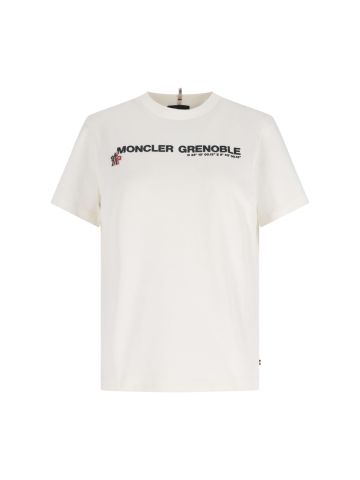 MONCLER GRENOBLE T-shirts and Polos White