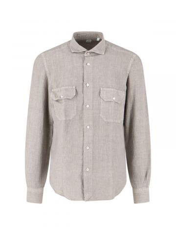 Finamore Shirts Beige