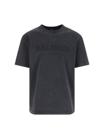 Balmain T-shirts and Polos Grey