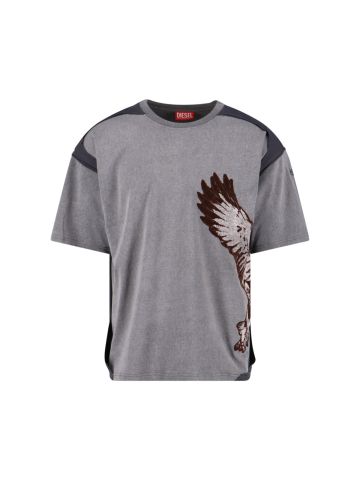 Diesel T-shirts and Polos Grey