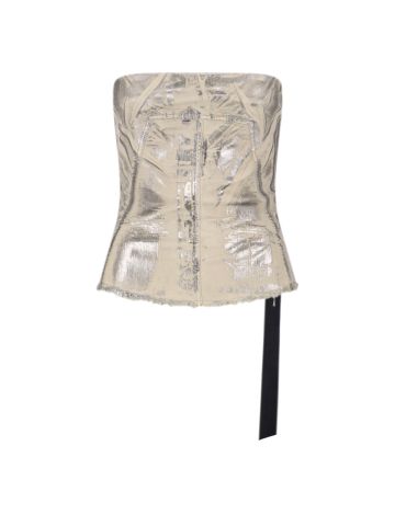 RICK OWENS DRKSHDW Top Silver