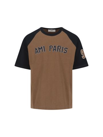 Ami T-shirts and Polos Brown