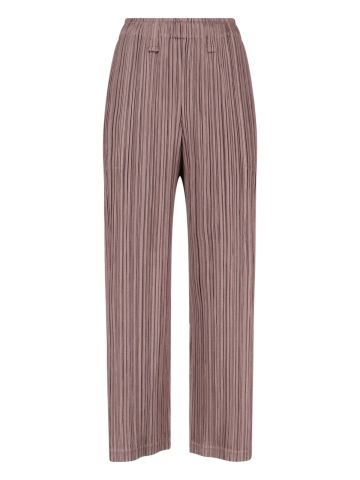 Pleats Please Trousers Brown