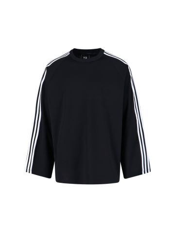 Y-3 T-shirts and Polos Black