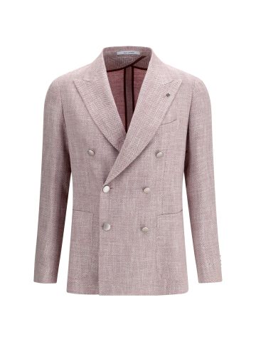 Double-breasted Jacket with a herringbone fabric