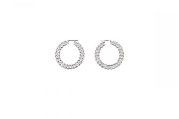 Amina Muaddi Bijoux Silver