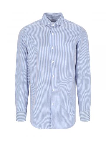 Finamore Shirts Blue