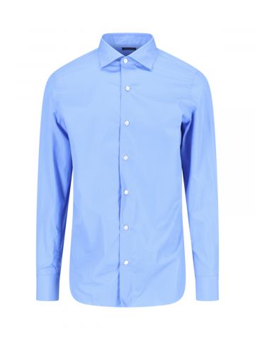 Finamore Shirts Blue