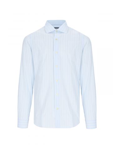 Finamore Shirts Blue