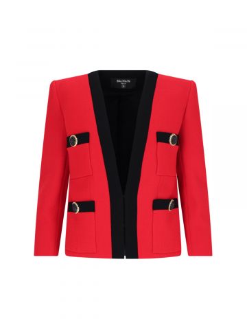 Balmain Jackets Red