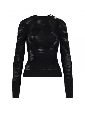 Balmain Sweaters Black