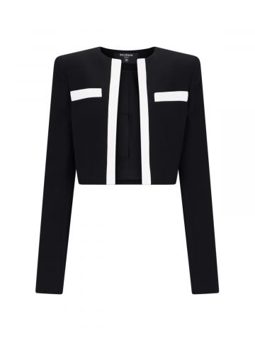 Balmain Jackets Black