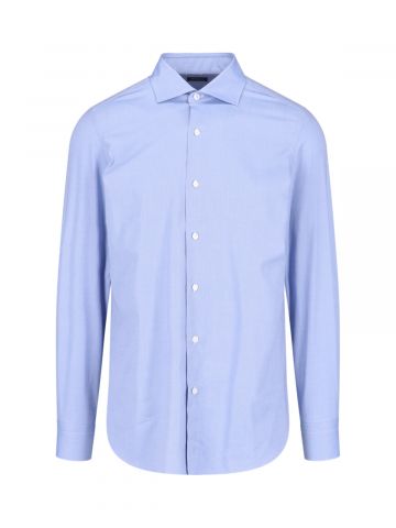 Finamore Shirts Blue