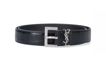 Saint Laurent Belts Black