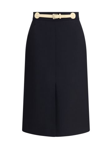 Belted midi Skirt