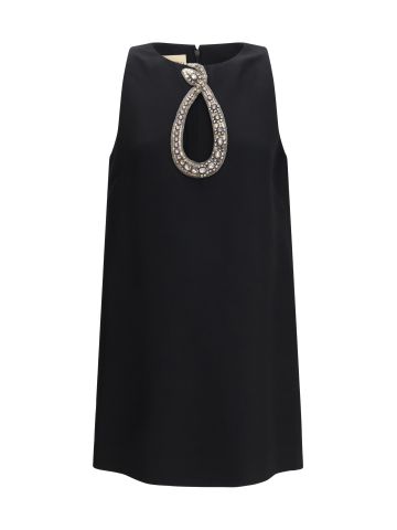 Short crepe couture Dress