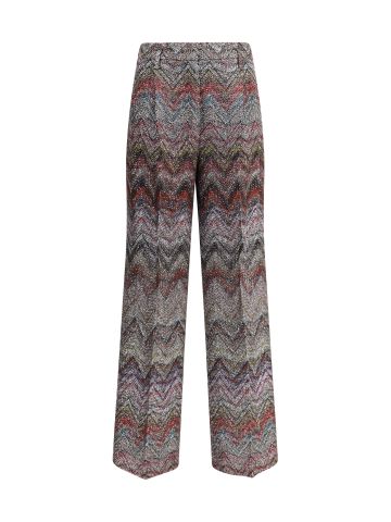 Zigzag patterned Pants