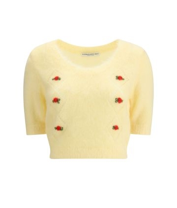 Short sleeve mohair Sweater