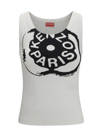 “Boke Flower 2.0” ribbed tank Top