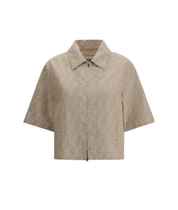 Chambray cropped Jacket