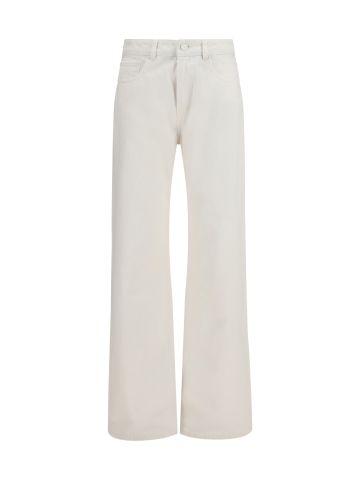 High-rise straight-leg Jeans in cotton