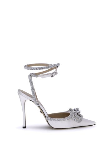 Silk Pumps with double bow