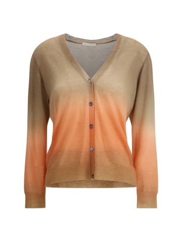 Gradient effect Surya Henley Cardigan