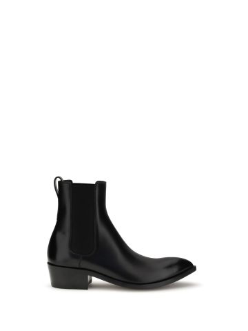 BURNISHED LEATHER CHELSEA BOOT