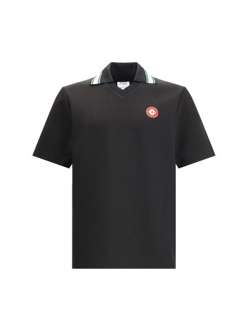 Polo Shirt with logo patch