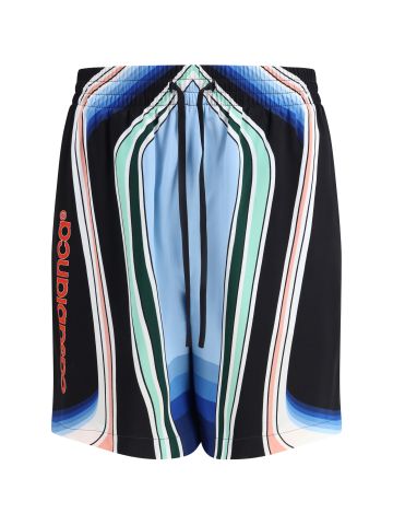 Graphic Mountain Shorts