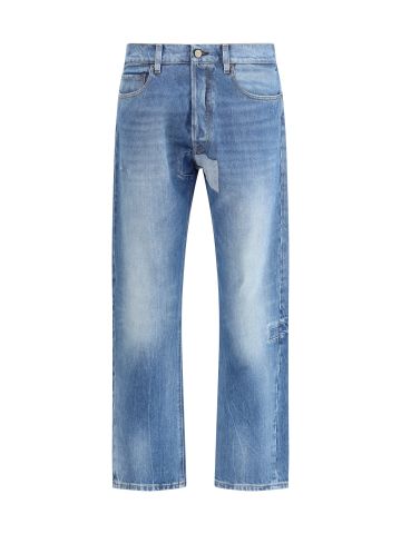 Blue Cotton Jeans
