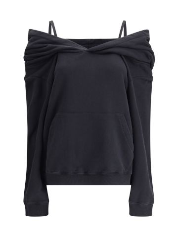 Cotton Sweatshirt with dropped shoulders