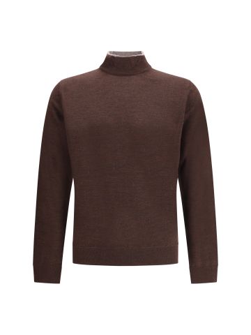 KNITTED LONG SLEEVED LIGHTWEIGHT MOCK NE