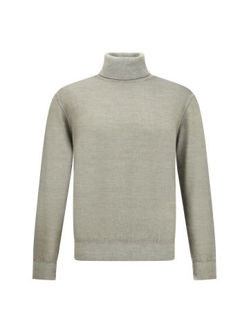 Wool Green Turtleneck